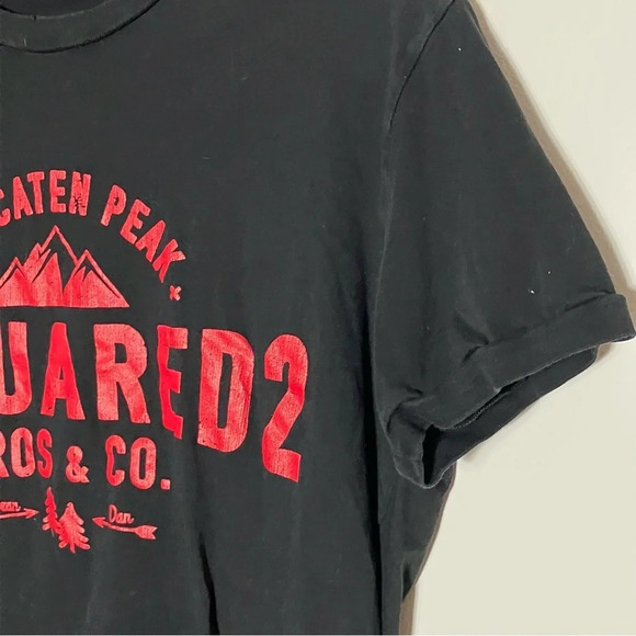 Dsquared2‎ D2 Caten Bro Arch Logo Tee Size Medium - Picture 8 of 8
